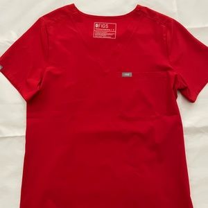 Figs Catarina One Pocket Scrub Top, Size Small